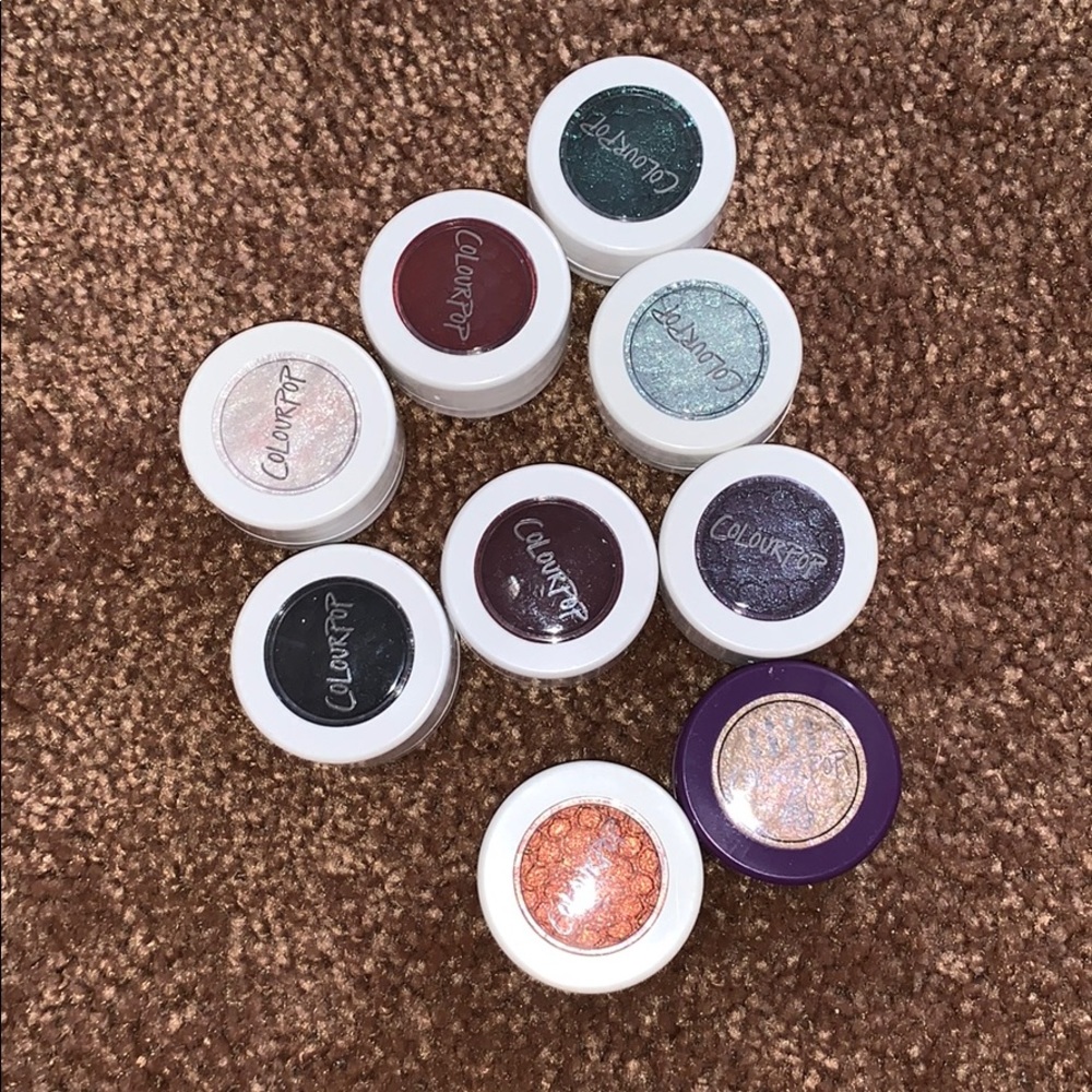 Colourpop eyeshadow bundle